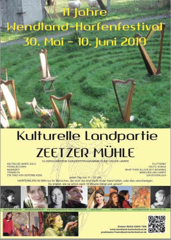 Plakat wendland-harfenfestival
